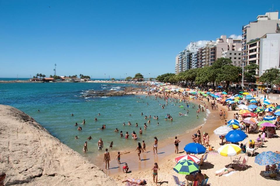 Apartamento Aconchegante Familiar - 3 Quartos - Guarapari - Centro Kültér fotó